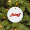 Bud Light Merry Christmas Circle Ornament