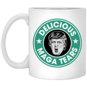 Trump Delicious Maga Tears  Maga Accent Ceramic Coffee Mug Travel Mug Water Bottle