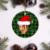 Simon and Garfunkel Merry Christmas Circle Ornament