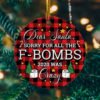 Biden Harris Merry Christmas Ornament