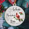Atlanta Falcons Snoopy Christmas Circle Ornament