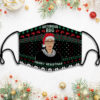 Nurse Claus Leopard Christmas Face Mask