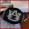 Arkansas Razorbacks glitter diamond cloth face mask reusable