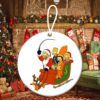 Always on my mind Forever in my heart Cardinal Christmas Ornament