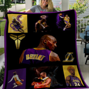Kobe Bryant Super NBA Star American Professional Basketball Fleece Blanket, Sherpa Blanket