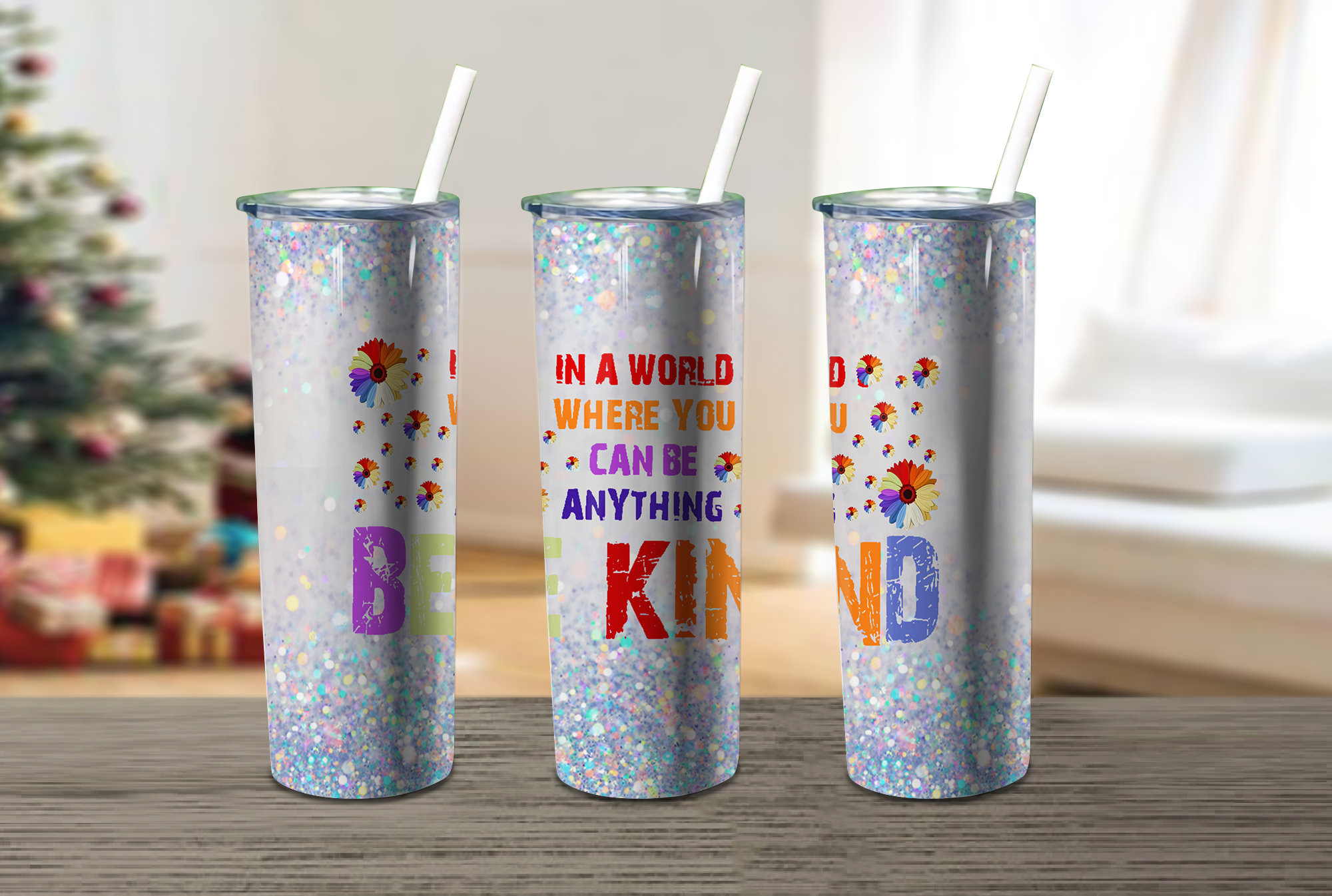 In A World Where You Can Be Anything Be Skinny Tumbler