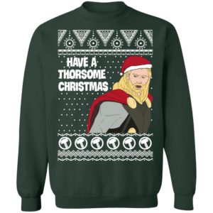 Thor Have a Thorsome Christmas God of Thunder Avengers Ugly Christmas Sweater