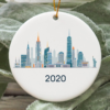 Paris City 2020 Christmas Tree Ornament