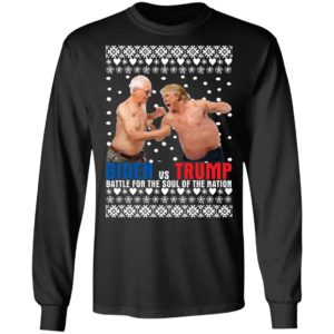 Biden vs Trump Battle For The Soul Of The Nation 3D Ugly Christmas Sweater