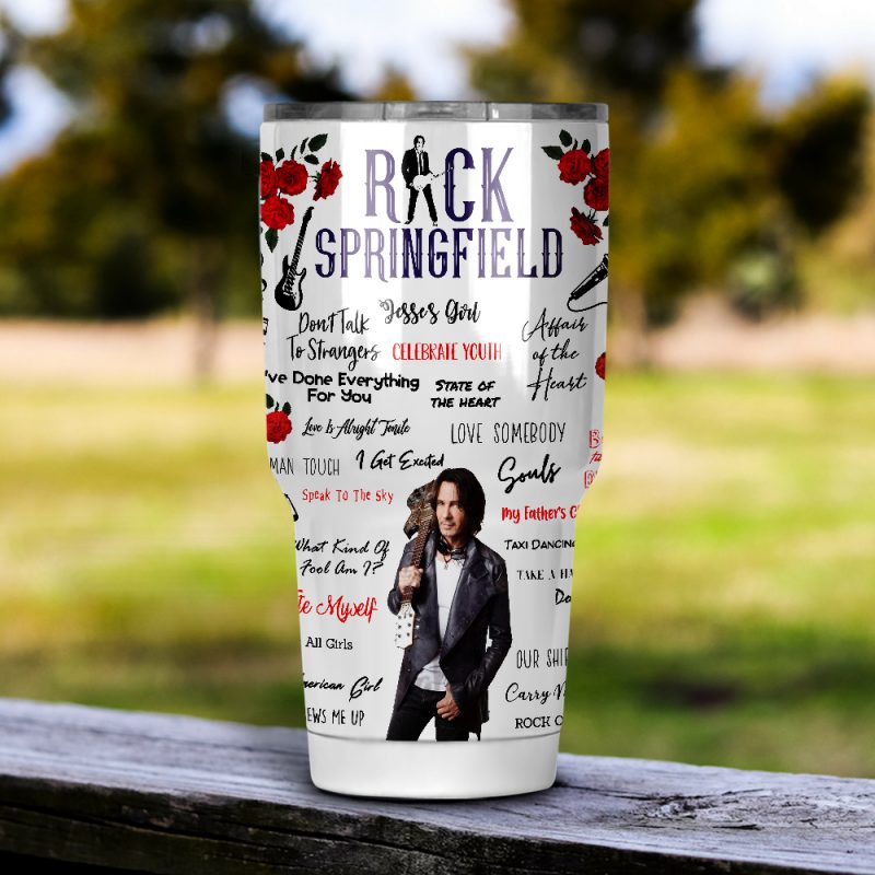 Rick Springfield Tumbler 20oz 30oz Rick Springfield Tumbler 20oz 30oz