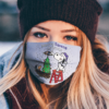 Snoopy and Woodstock Merry Auburn Tigers Christmas face mask