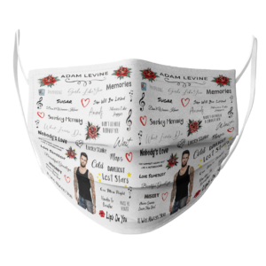 Adam Levine face mask