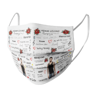 Adam Levine face mask