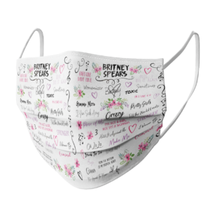 Britney Spears face mask