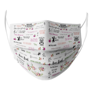 Brad Paisley face mask