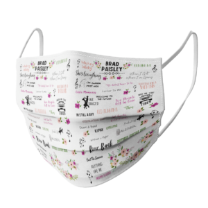 Brad Paisley face mask