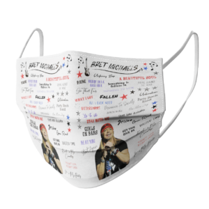 Bret Michaels face mask