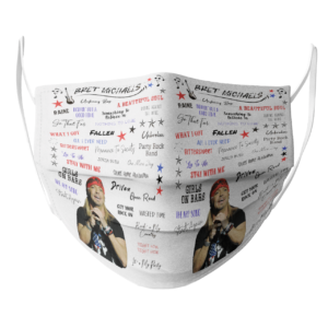 Bret Michaels face mask