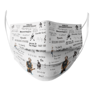 Bruce Springsteen face mask