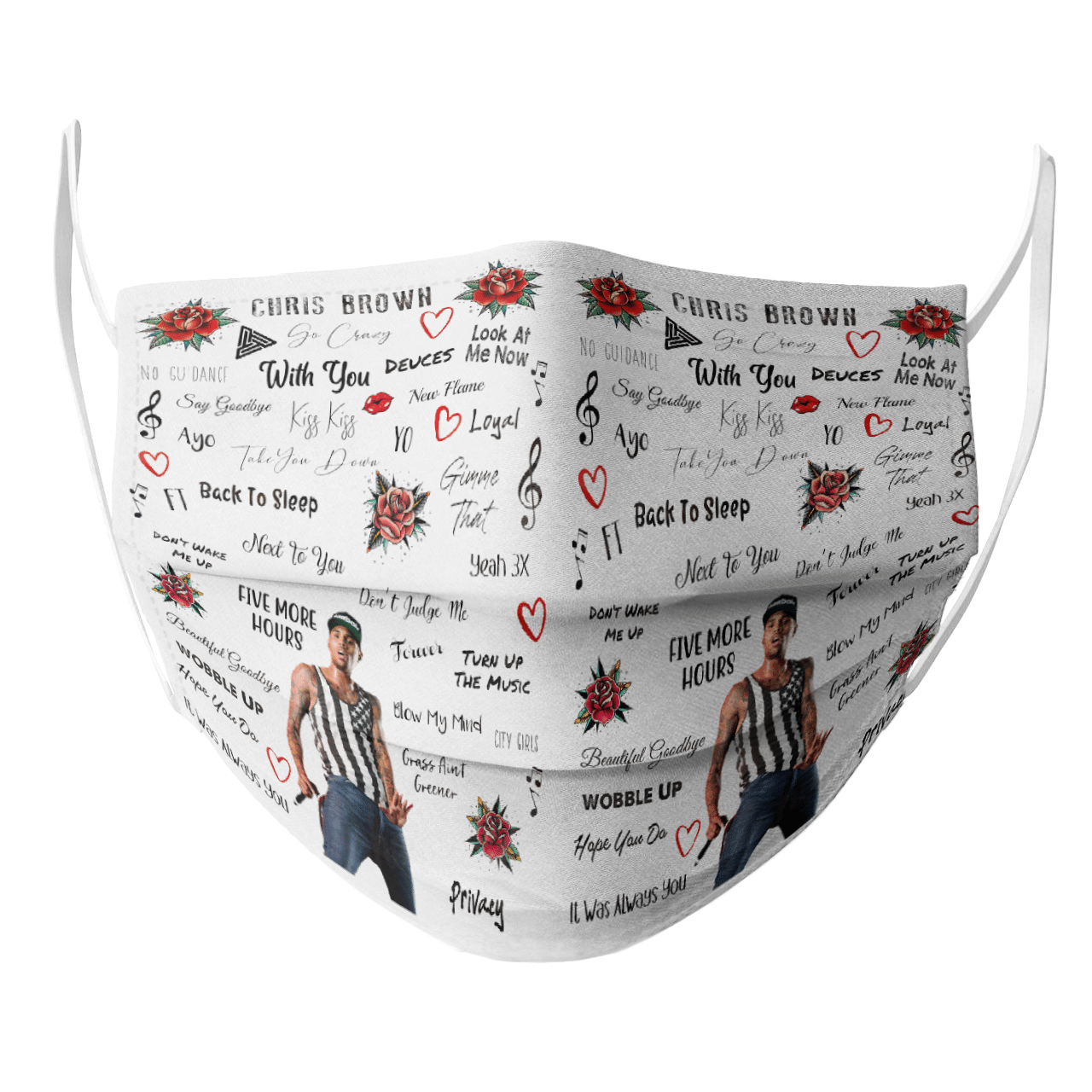 Chris Brown face mask Chris Brown face mask