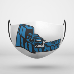 Carolina At-At Walkers Star Wars Mashup face mask