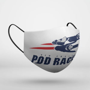 New England Pod Racers Star Wars Mashup face mask