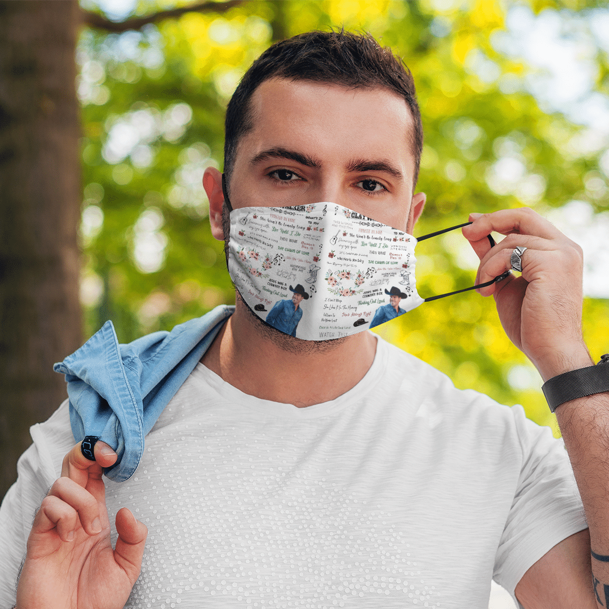 Clay Walker face mask Clay Walker face mask