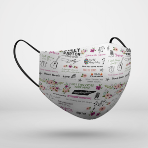 Dolly Parton face mask