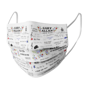 Gary Allan face mask