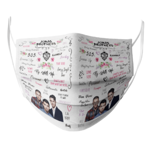 Jonas Brothers face mask