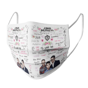 Jonas Brothers face mask