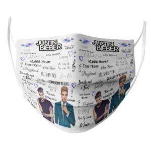 Justin Bieber face mask