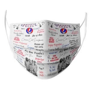 Greatful Dead face mask