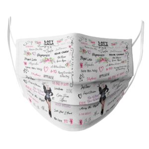 Lady Gaga face mask
