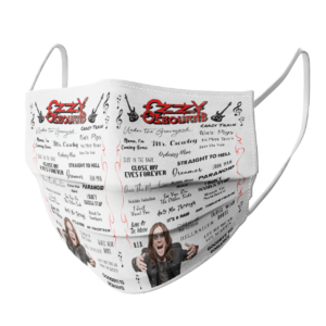 Ozzy Osbourne face mask