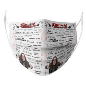 Ozzy Osbourne face mask
