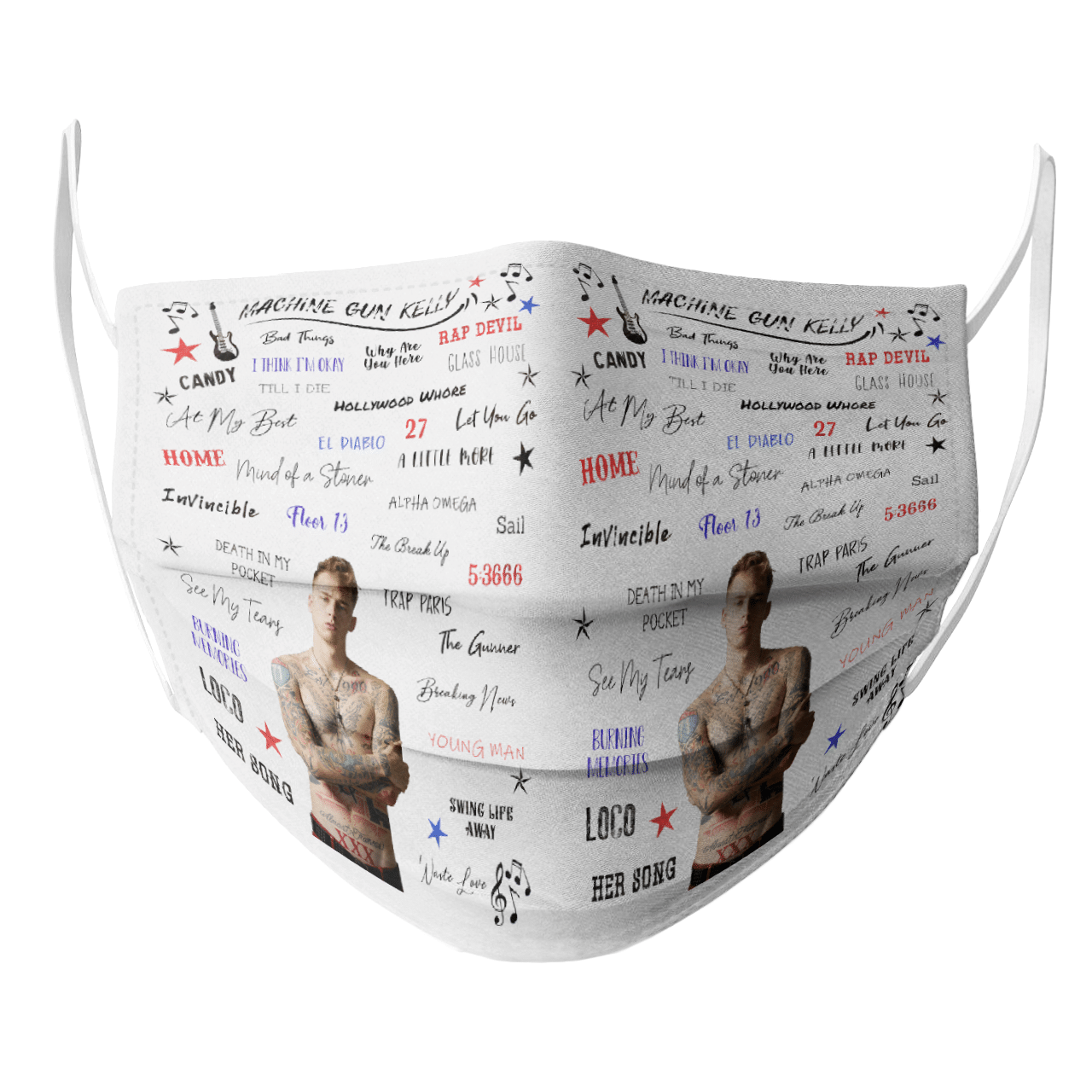 Machine Gun Kelly face mask Machine Gun Kelly face mask
