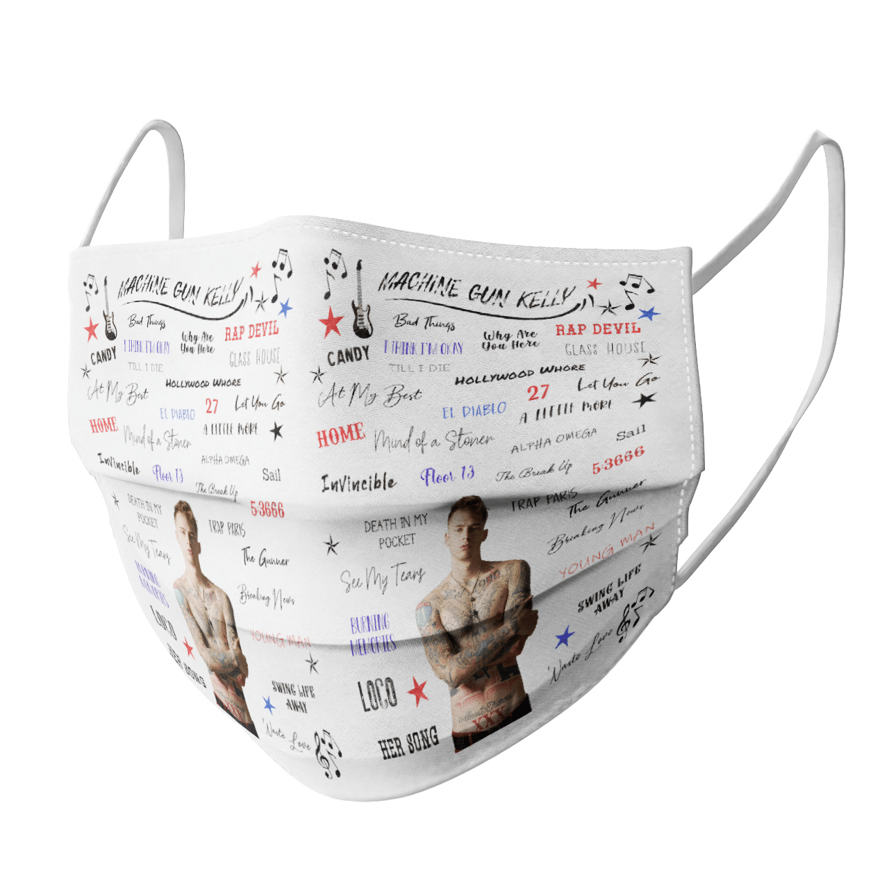 Machine Gun Kelly face mask Machine Gun Kelly face mask