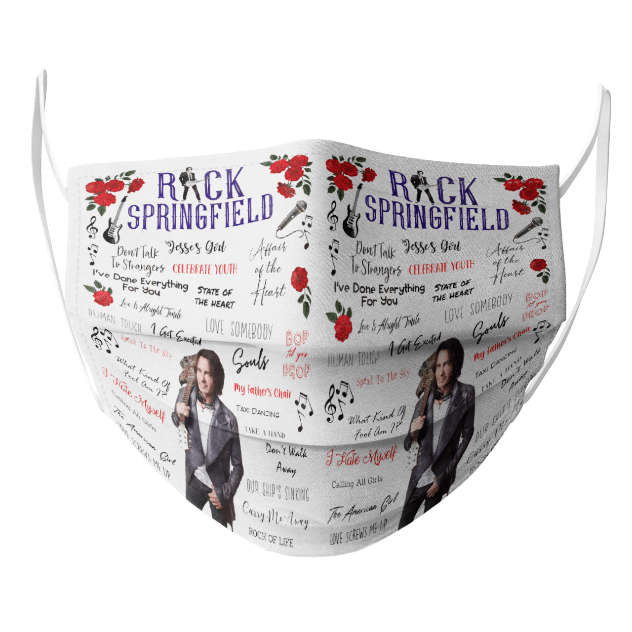 Rick Springfield face mask Rick Springfield face mask
