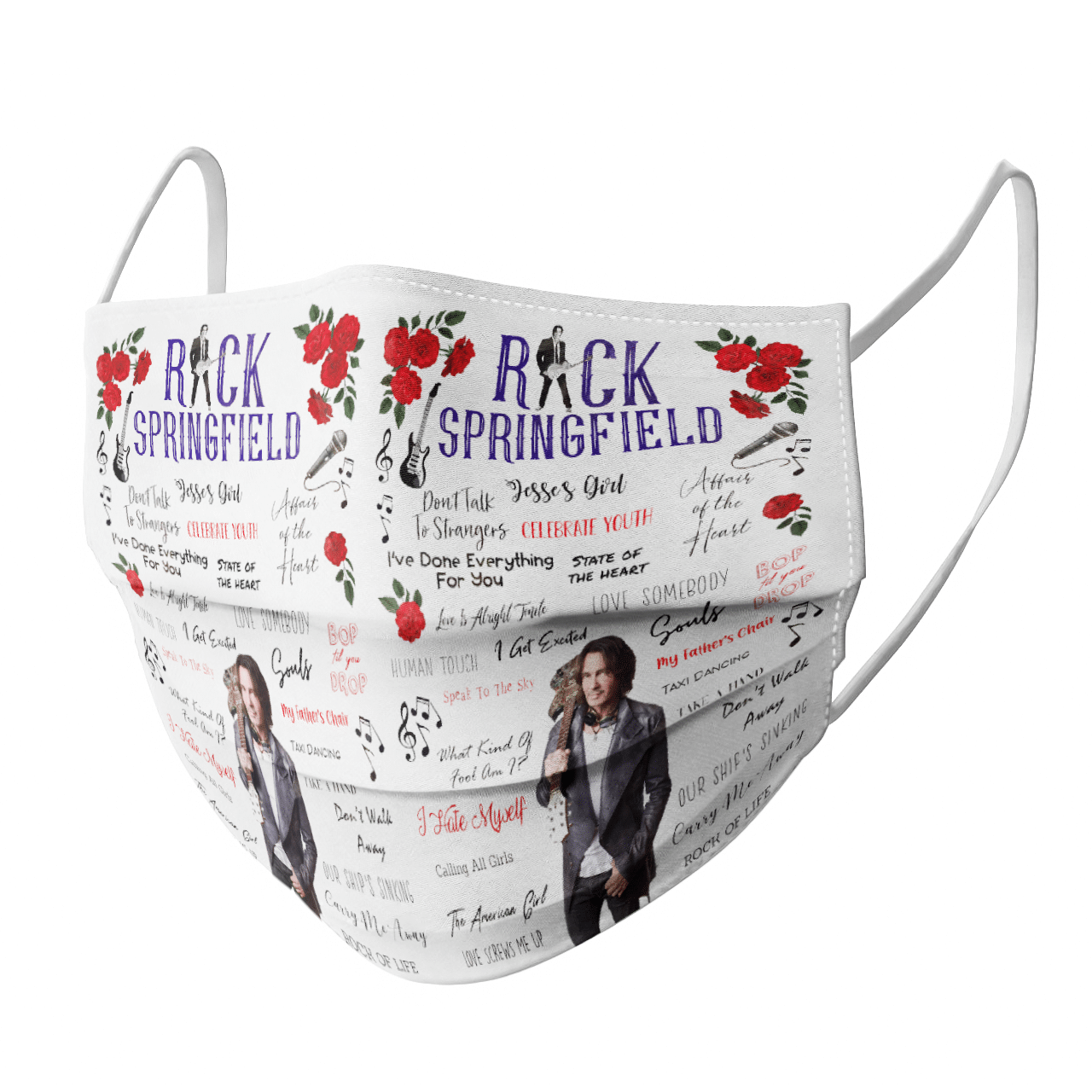 Rick Springfield face mask Rick Springfield face mask