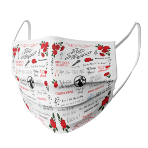 Rod Stewart face mask