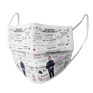 Scotty McCreery face mask