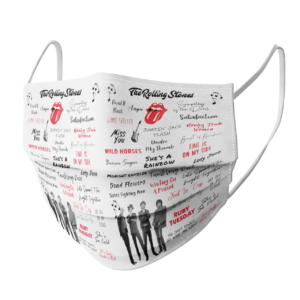The Rolling Stones face mask