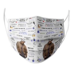 Toby Keith face mask