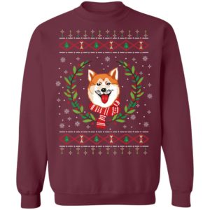 Akita Ugly Christmas Jumper T-Shirt Long Sleeve Sweater