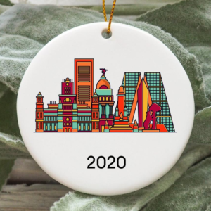 Madrid City 2020 Christmas Tree Ornament