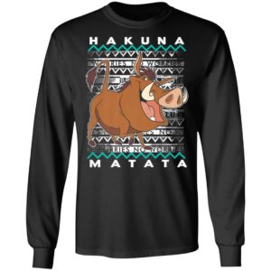 Disney Lion King Pumba Ugly Christmas Sweater