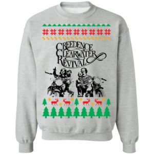 Creedence Clearwater Revival Band Ugly Christmas Sweater