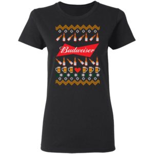 Budweiser Beer Funny Ugly Christmas Sweater Shirt