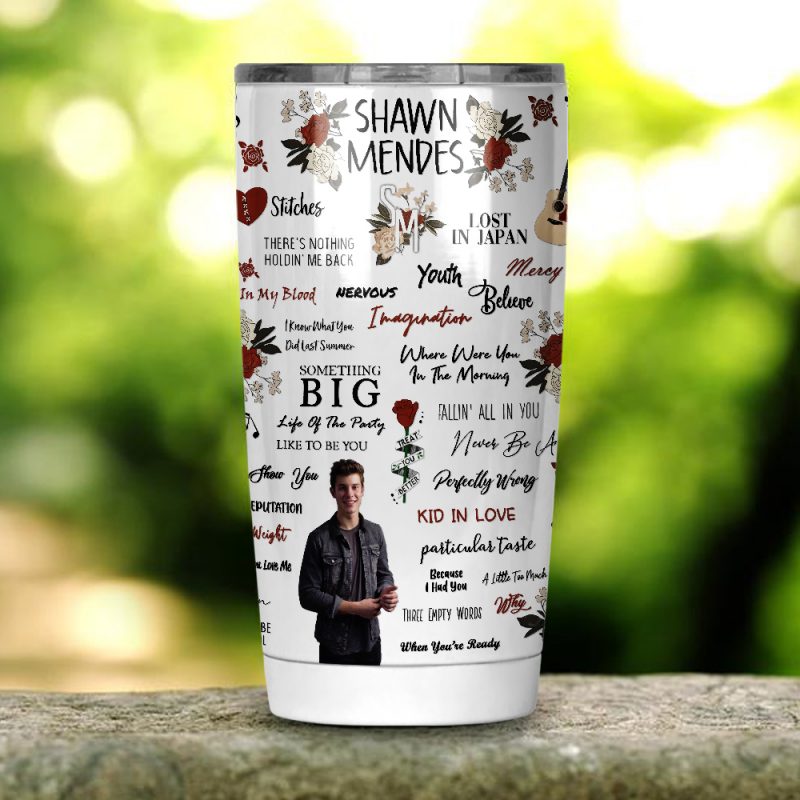 Shawn Mendes Tumbler 20oz 30oz Shawn Mendes Tumbler 20oz 30oz